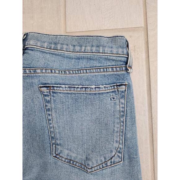 Rag & Bone 29x25 Fit 1 Extra Slim Denim Pants Button Fly Distressed Light - Picture 6 of 11